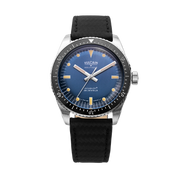 Relógio Vulcain 660170A37.BHM286 Skindiver Nautique - Blue with Khaki Brown Lum